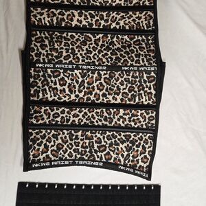Body Shaping Corset Brown and Black Leopard Print
